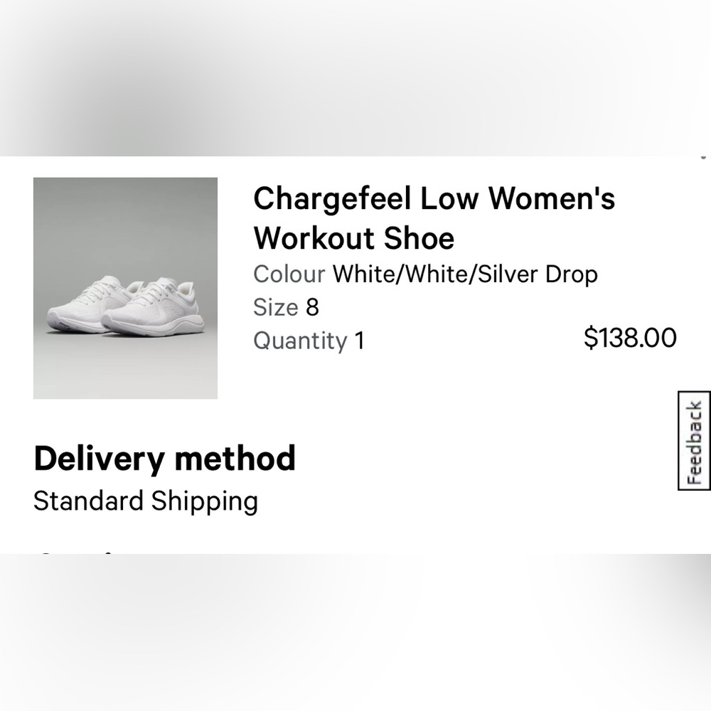 Lululemon Athletica Chargefeel Low Women's Shoe - White and Silver